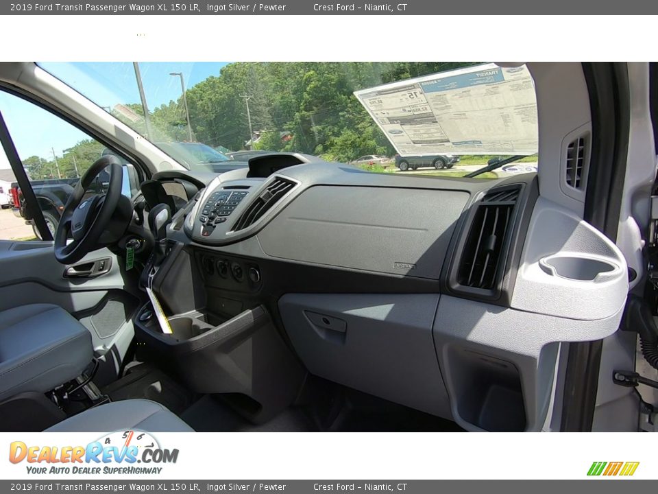 2019 Ford Transit Passenger Wagon XL 150 LR Ingot Silver / Pewter Photo #23