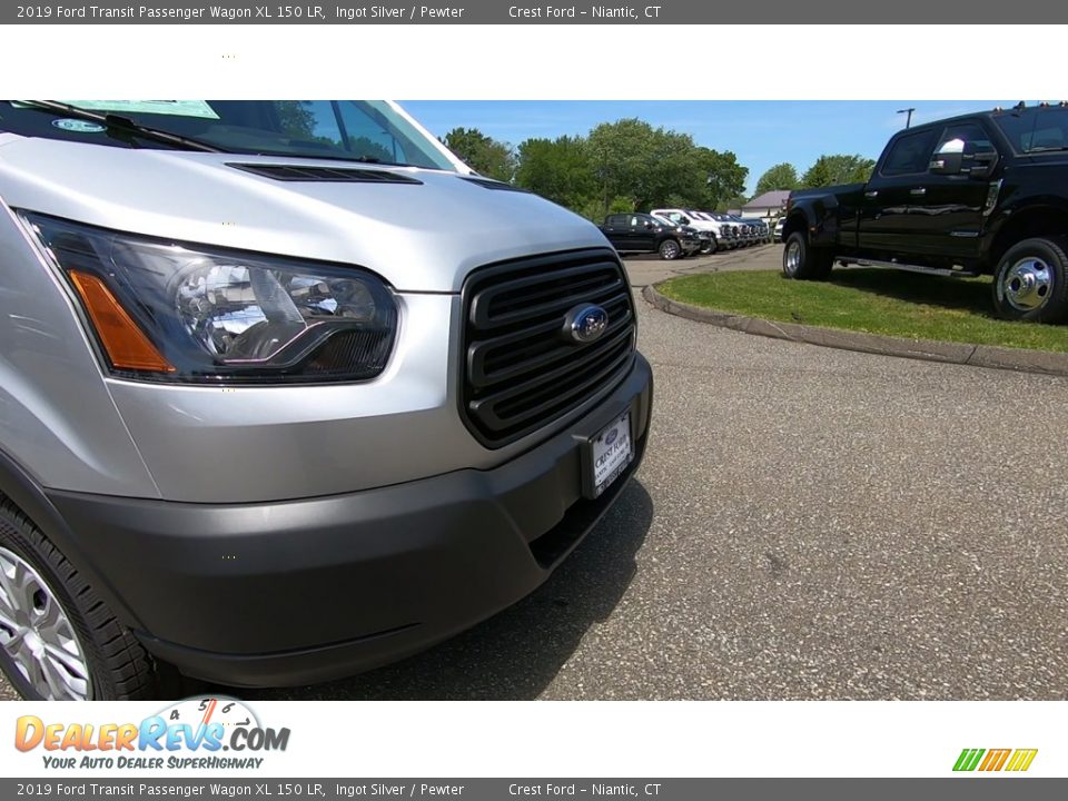 2019 Ford Transit Passenger Wagon XL 150 LR Ingot Silver / Pewter Photo #25