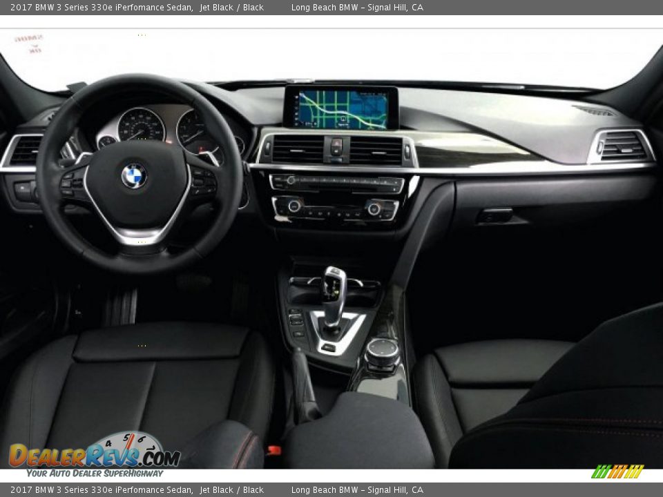 2017 BMW 3 Series 330e iPerfomance Sedan Jet Black / Black Photo #20