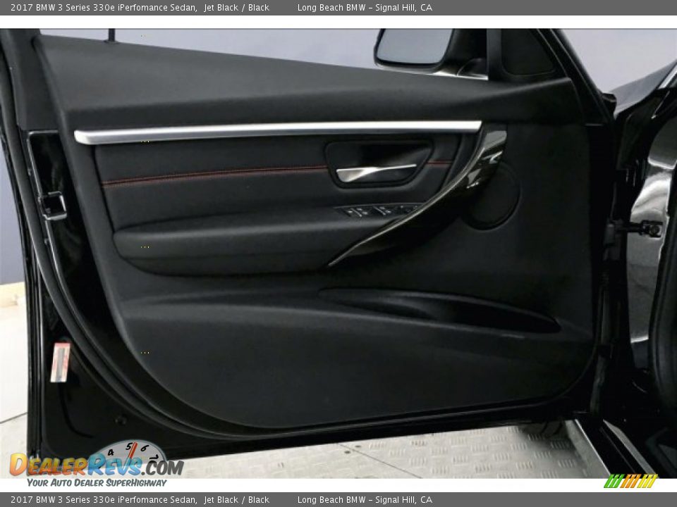 2017 BMW 3 Series 330e iPerfomance Sedan Jet Black / Black Photo #21