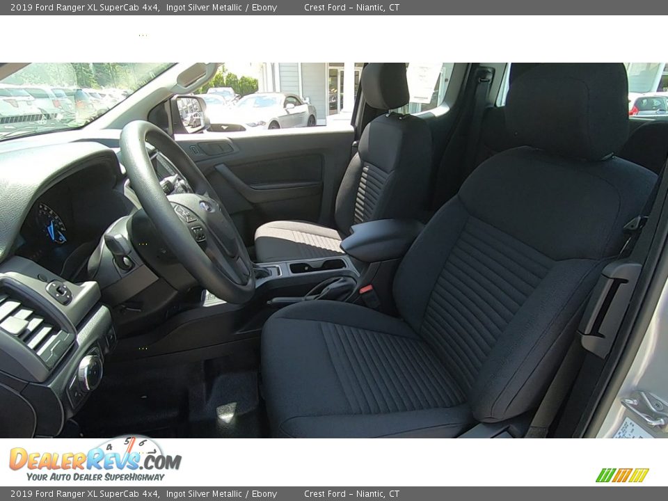 2019 Ford Ranger XL SuperCab 4x4 Ingot Silver Metallic / Ebony Photo #11