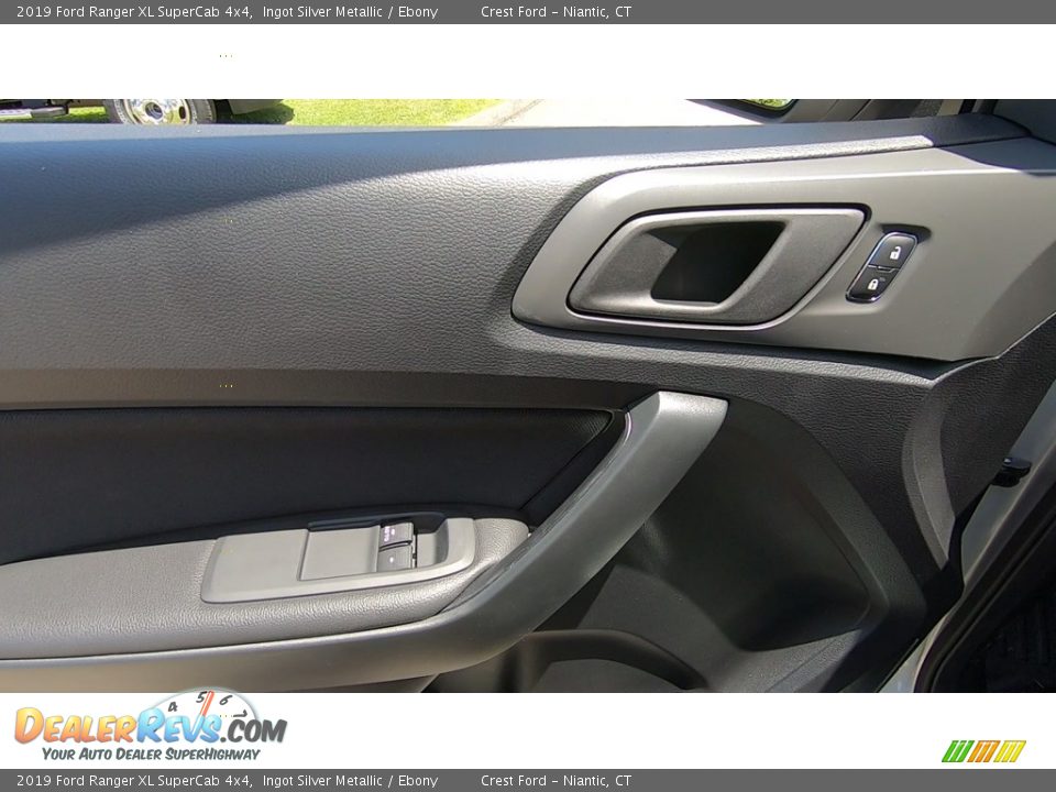 2019 Ford Ranger XL SuperCab 4x4 Ingot Silver Metallic / Ebony Photo #12