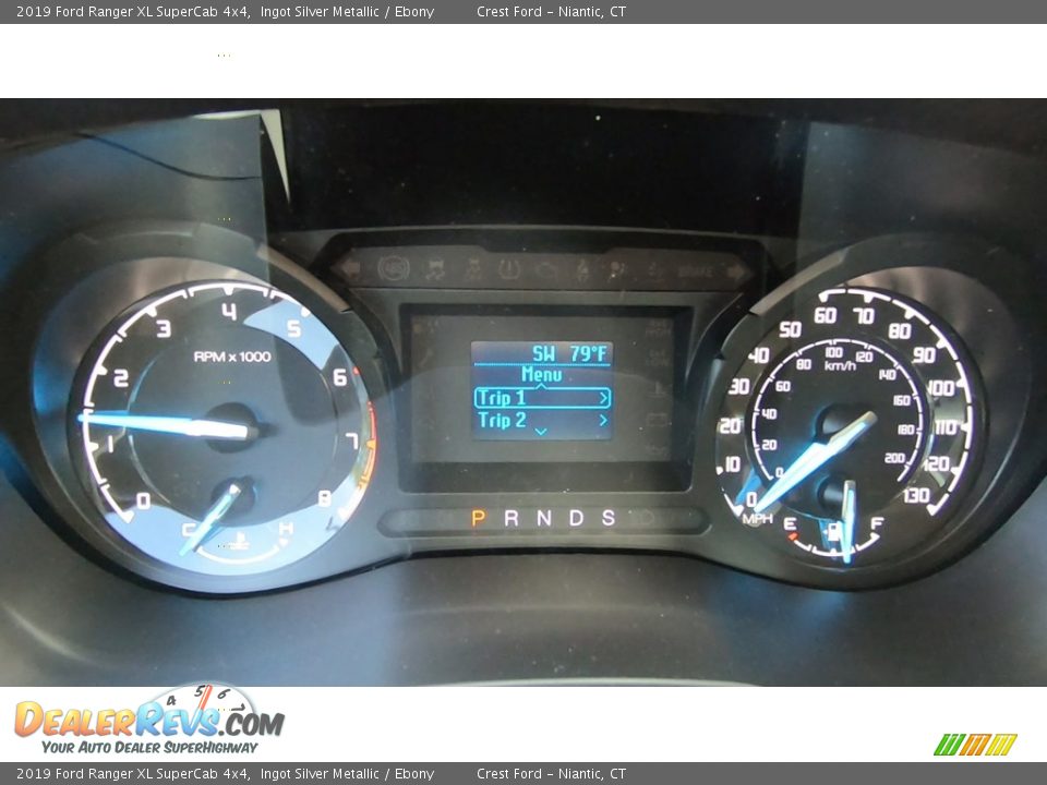 2019 Ford Ranger XL SuperCab 4x4 Gauges Photo #13