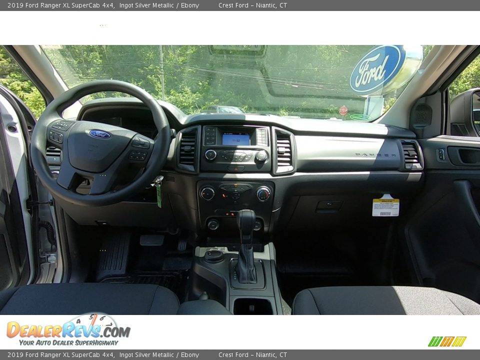 2019 Ford Ranger XL SuperCab 4x4 Ingot Silver Metallic / Ebony Photo #18