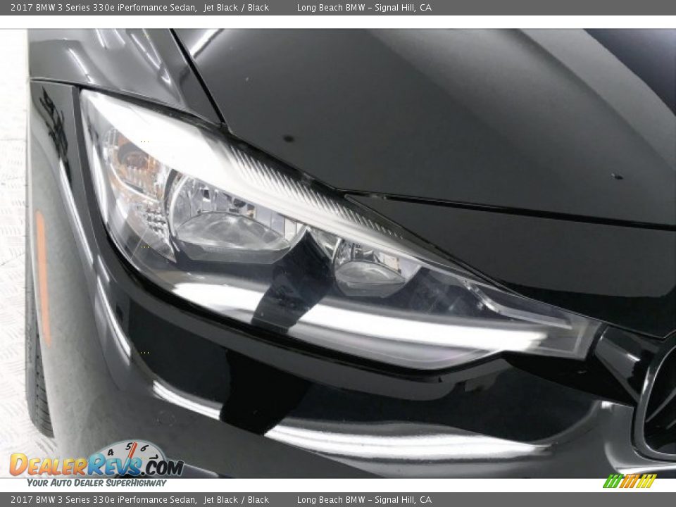 2017 BMW 3 Series 330e iPerfomance Sedan Jet Black / Black Photo #27