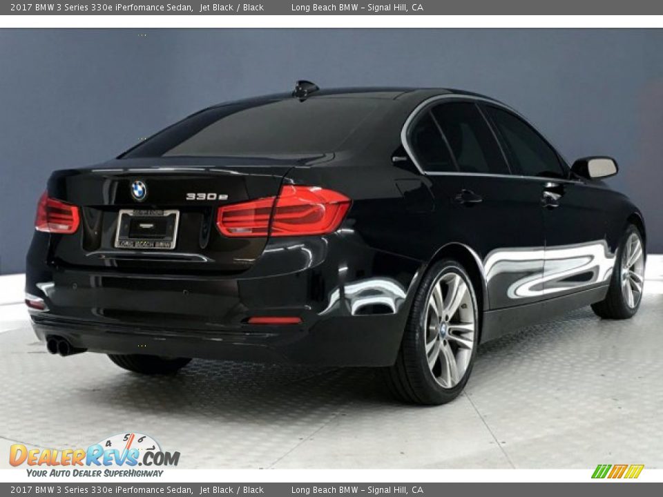 2017 BMW 3 Series 330e iPerfomance Sedan Jet Black / Black Photo #29