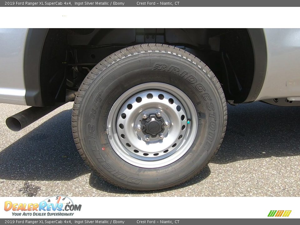 2019 Ford Ranger XL SuperCab 4x4 Ingot Silver Metallic / Ebony Photo #21