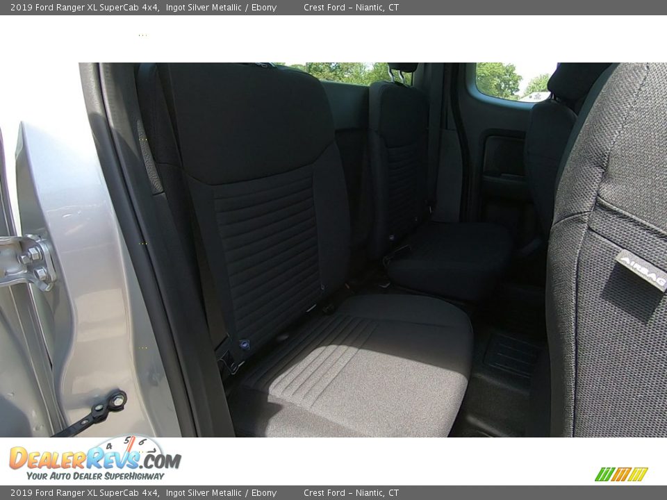 2019 Ford Ranger XL SuperCab 4x4 Ingot Silver Metallic / Ebony Photo #22
