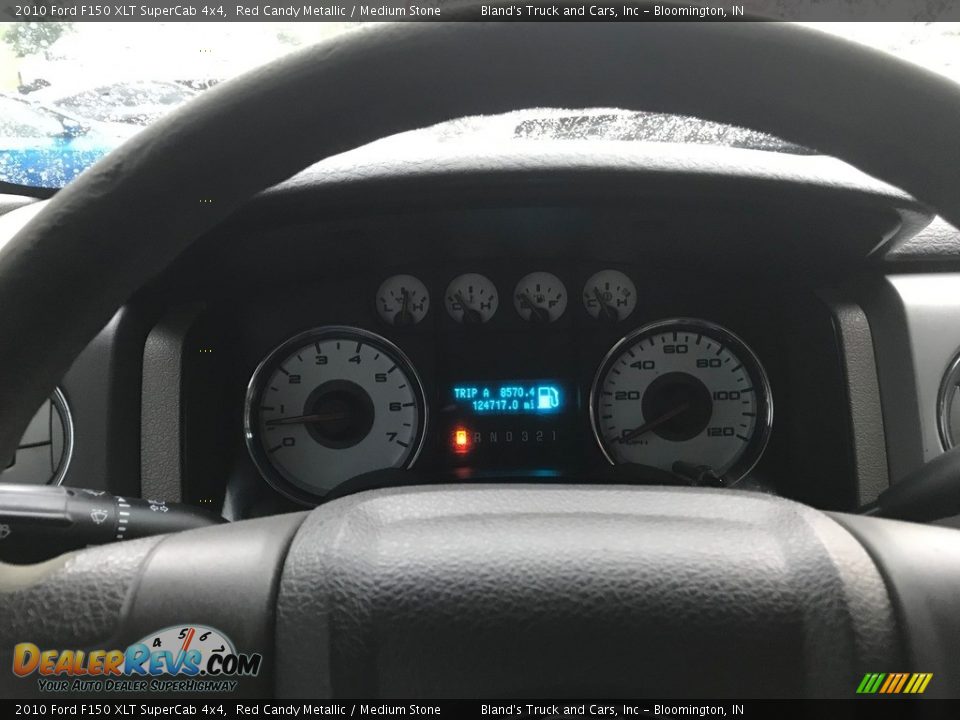 2010 Ford F150 XLT SuperCab 4x4 Red Candy Metallic / Medium Stone Photo #9