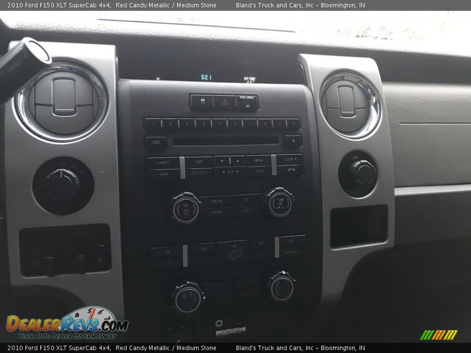 2010 Ford F150 XLT SuperCab 4x4 Red Candy Metallic / Medium Stone Photo #14