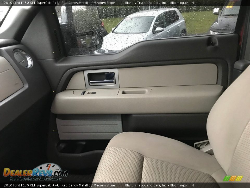 2010 Ford F150 XLT SuperCab 4x4 Red Candy Metallic / Medium Stone Photo #16