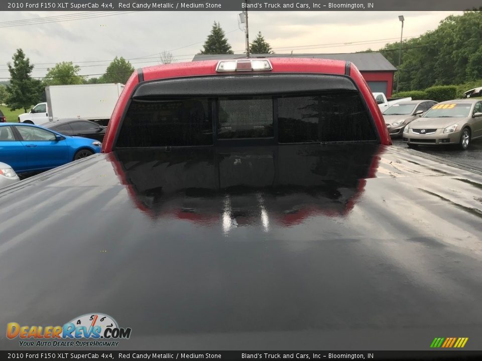 2010 Ford F150 XLT SuperCab 4x4 Red Candy Metallic / Medium Stone Photo #21