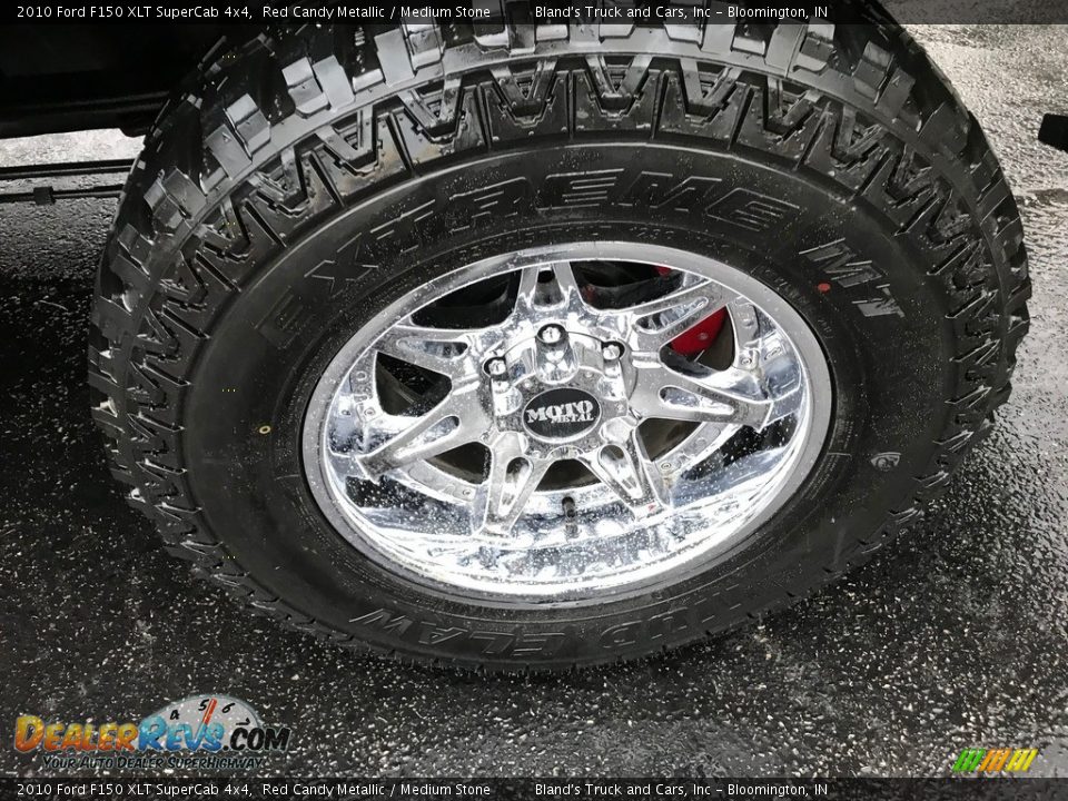 2010 Ford F150 XLT SuperCab 4x4 Red Candy Metallic / Medium Stone Photo #23