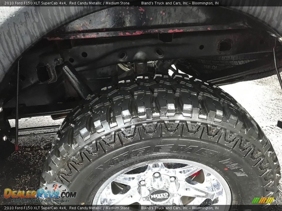 2010 Ford F150 XLT SuperCab 4x4 Red Candy Metallic / Medium Stone Photo #24