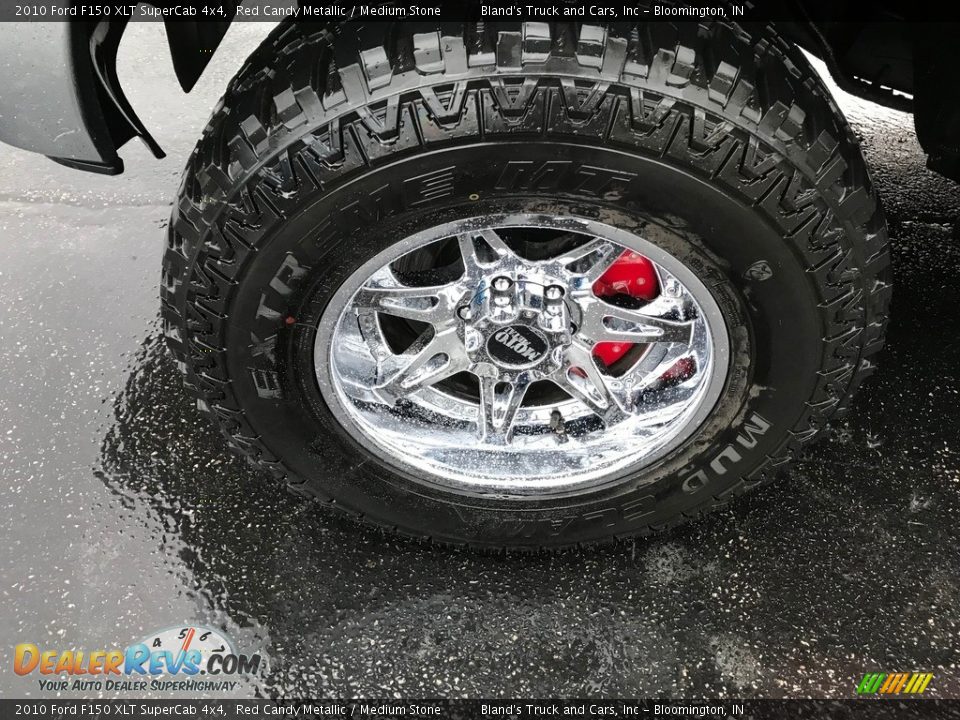 2010 Ford F150 XLT SuperCab 4x4 Red Candy Metallic / Medium Stone Photo #26