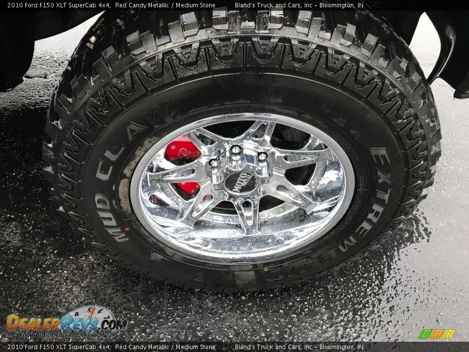 2010 Ford F150 XLT SuperCab 4x4 Red Candy Metallic / Medium Stone Photo #28