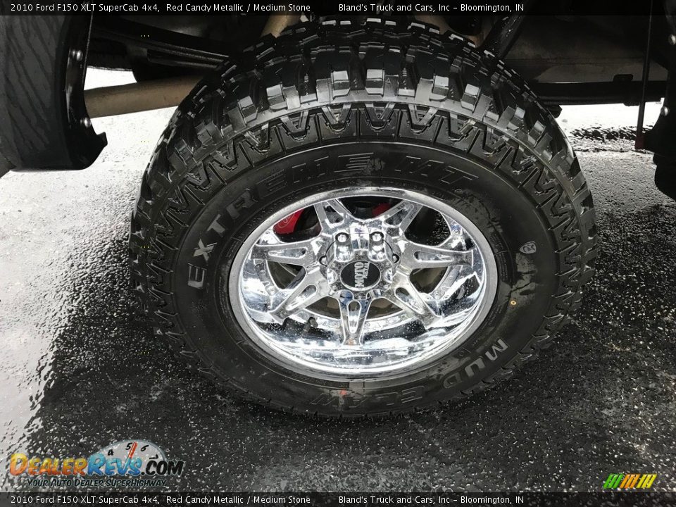 2010 Ford F150 XLT SuperCab 4x4 Red Candy Metallic / Medium Stone Photo #30