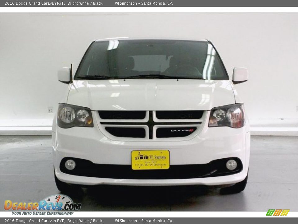 2016 Dodge Grand Caravan R/T Bright White / Black Photo #2