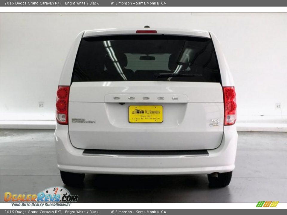 2016 Dodge Grand Caravan R/T Bright White / Black Photo #3