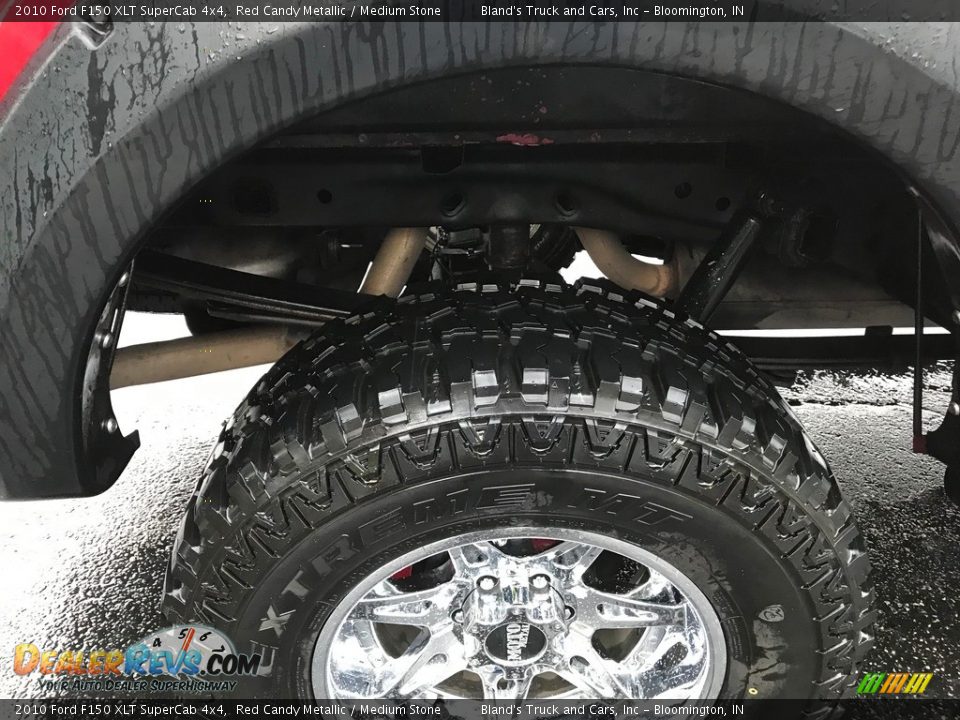2010 Ford F150 XLT SuperCab 4x4 Red Candy Metallic / Medium Stone Photo #31