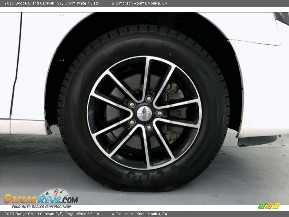 2016 Dodge Grand Caravan R/T Bright White / Black Photo #8