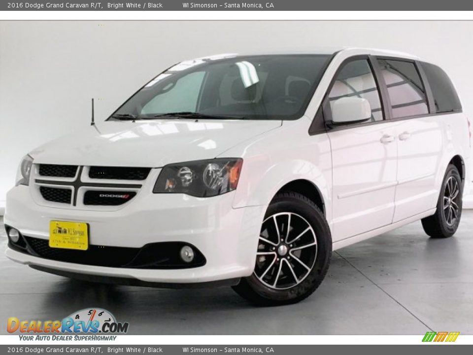 2016 Dodge Grand Caravan R/T Bright White / Black Photo #12