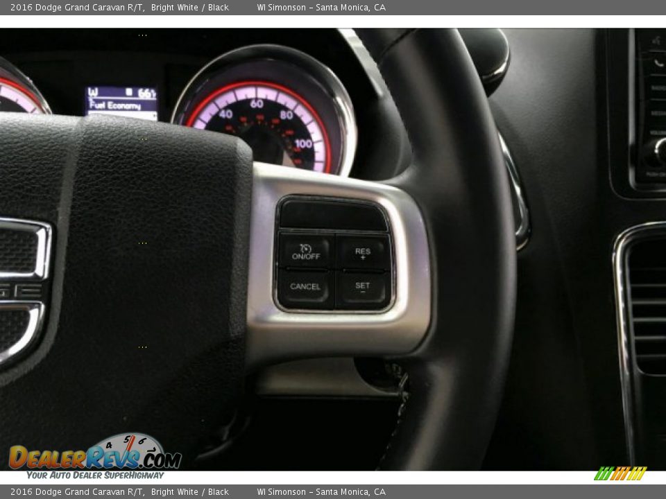 2016 Dodge Grand Caravan R/T Bright White / Black Photo #19