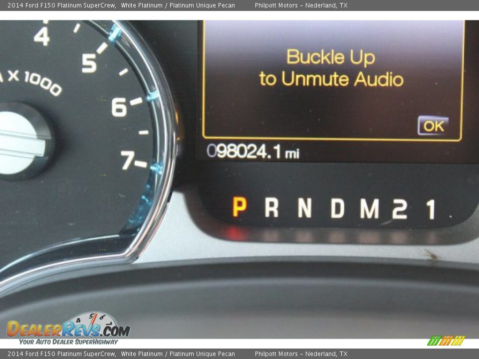 2014 Ford F150 Platinum SuperCrew White Platinum / Platinum Unique Pecan Photo #13