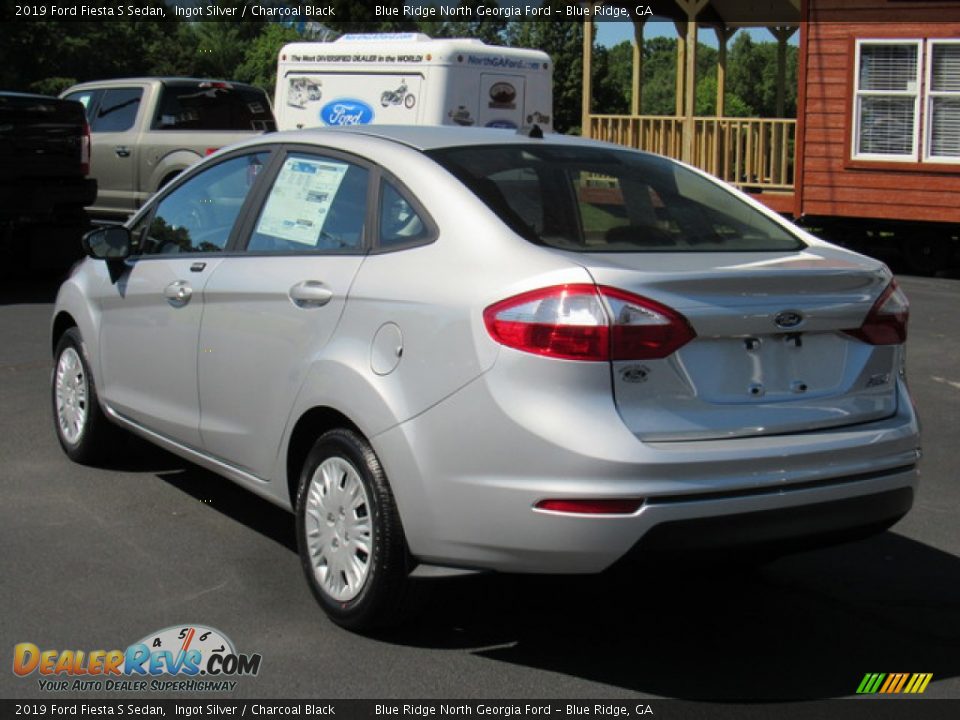 2019 Ford Fiesta S Sedan Ingot Silver / Charcoal Black Photo #3