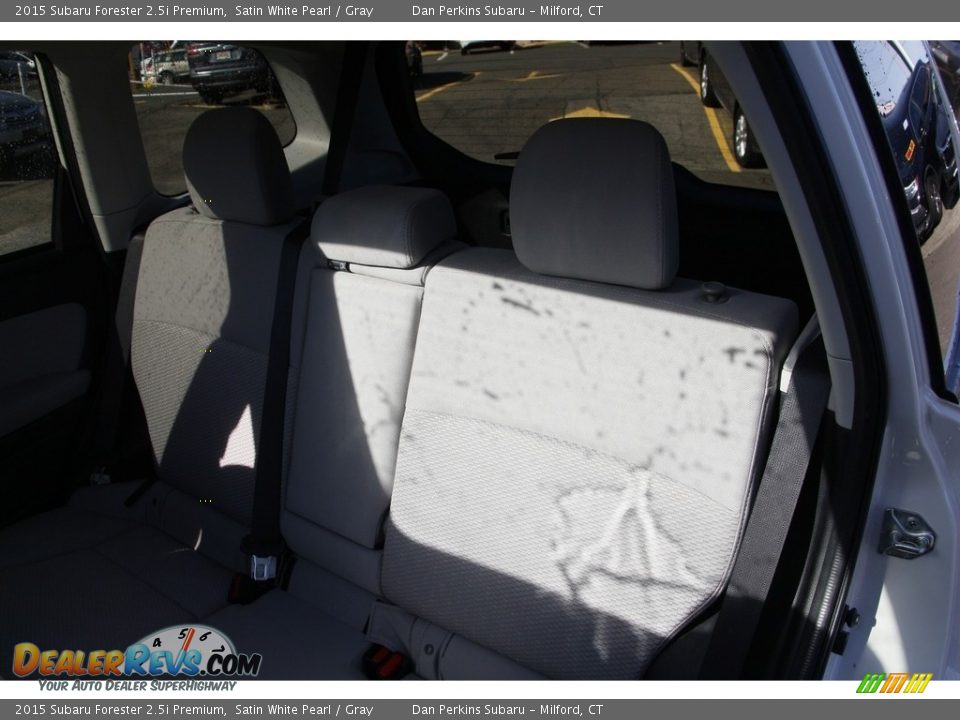 2015 Subaru Forester 2.5i Premium Satin White Pearl / Gray Photo #13