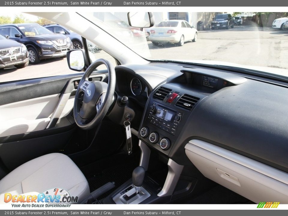 2015 Subaru Forester 2.5i Premium Satin White Pearl / Gray Photo #16