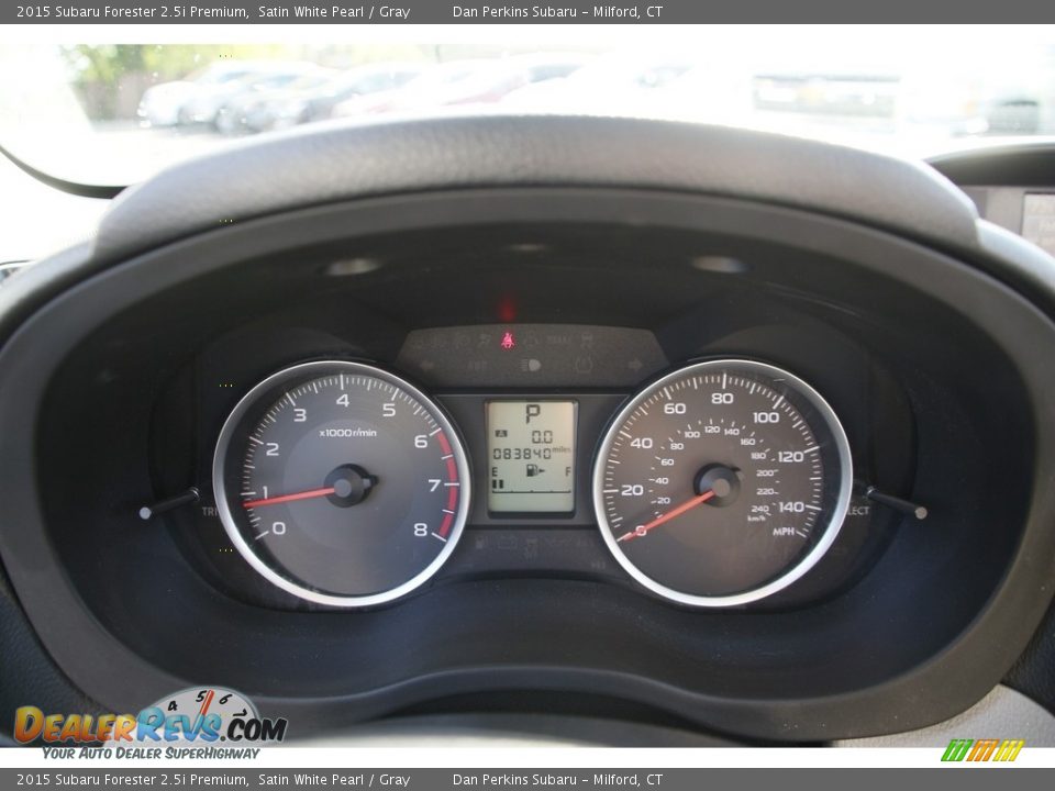 2015 Subaru Forester 2.5i Premium Satin White Pearl / Gray Photo #18