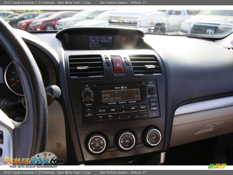 2015 Subaru Forester 2.5i Premium Satin White Pearl / Gray Photo #19