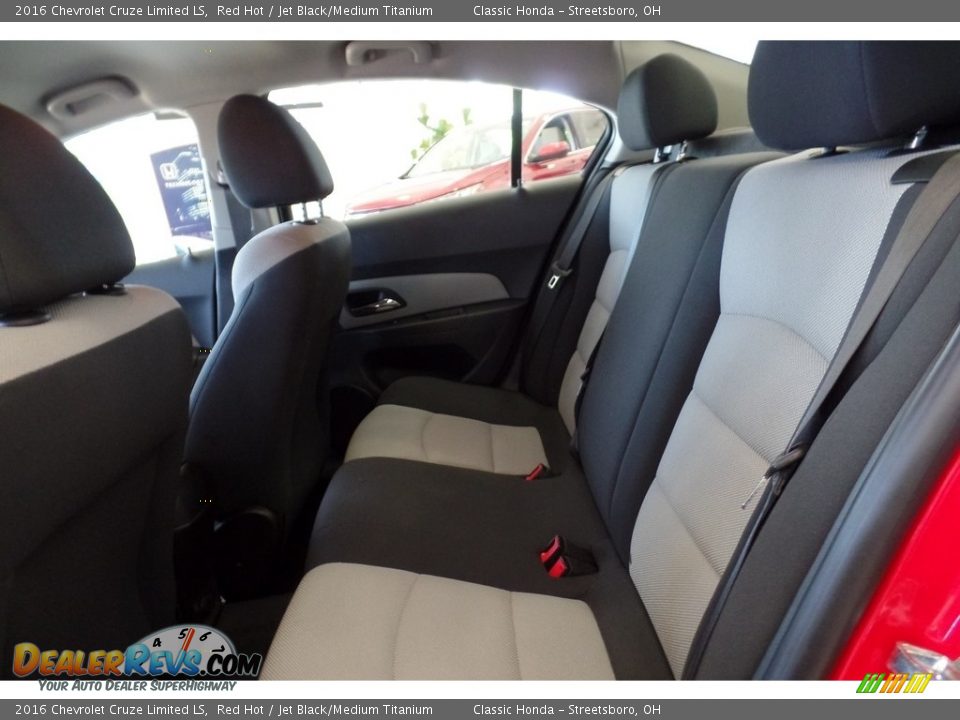 2016 Chevrolet Cruze Limited LS Red Hot / Jet Black/Medium Titanium Photo #17