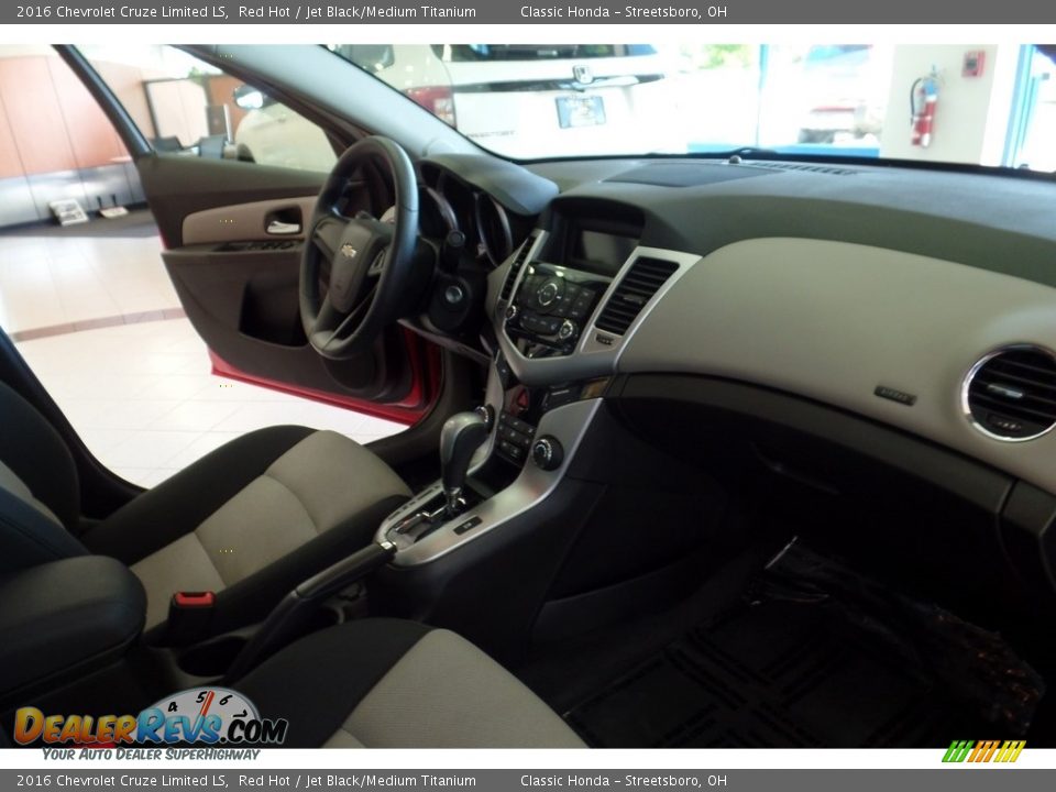 2016 Chevrolet Cruze Limited LS Red Hot / Jet Black/Medium Titanium Photo #18