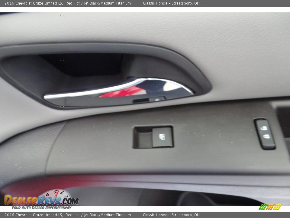 2016 Chevrolet Cruze Limited LS Red Hot / Jet Black/Medium Titanium Photo #19