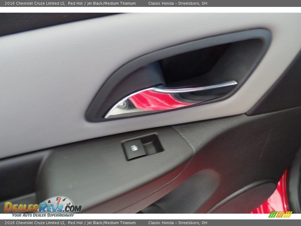 2016 Chevrolet Cruze Limited LS Red Hot / Jet Black/Medium Titanium Photo #20