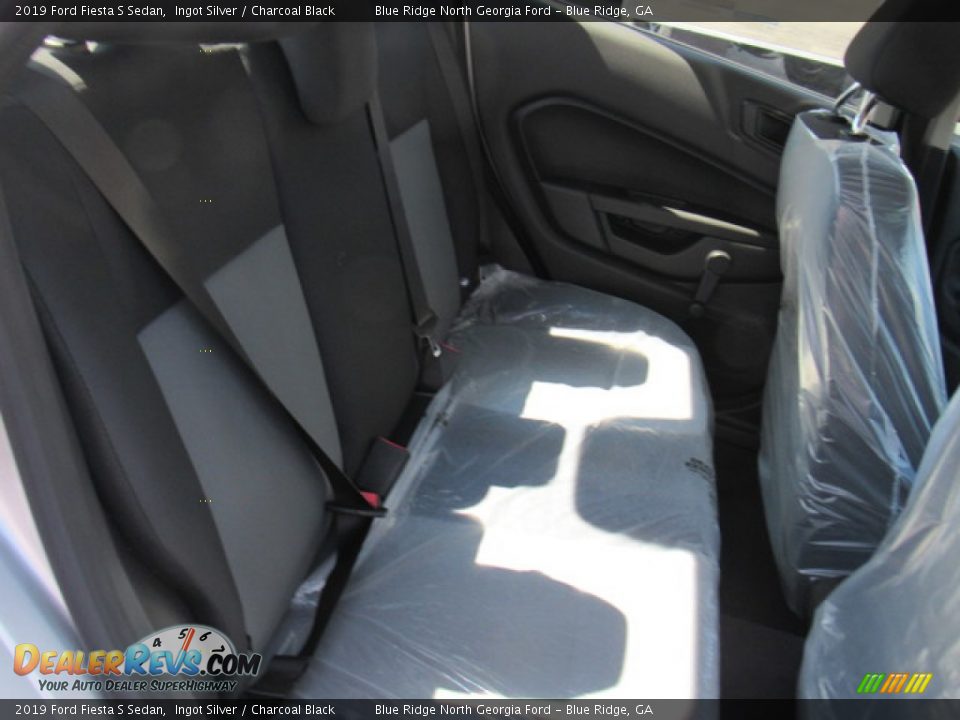 2019 Ford Fiesta S Sedan Ingot Silver / Charcoal Black Photo #16