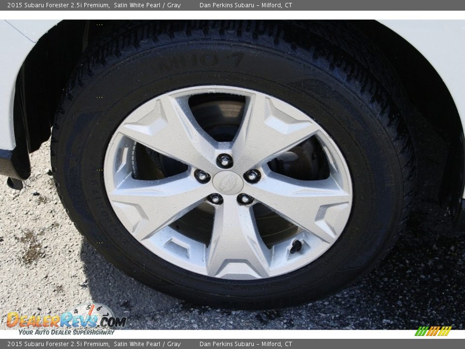 2015 Subaru Forester 2.5i Premium Satin White Pearl / Gray Photo #23