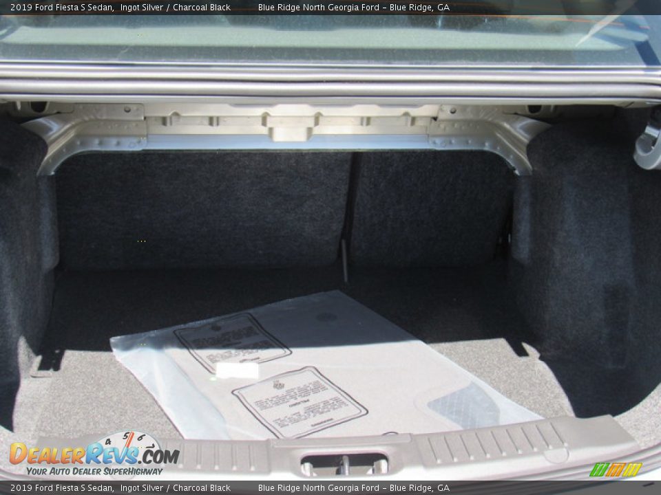 2019 Ford Fiesta S Sedan Ingot Silver / Charcoal Black Photo #17