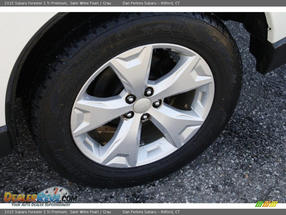 2015 Subaru Forester 2.5i Premium Satin White Pearl / Gray Photo #24