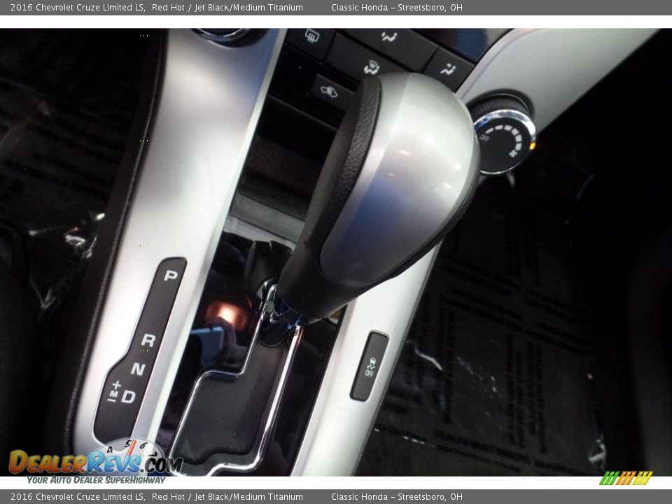 2016 Chevrolet Cruze Limited LS Red Hot / Jet Black/Medium Titanium Photo #27