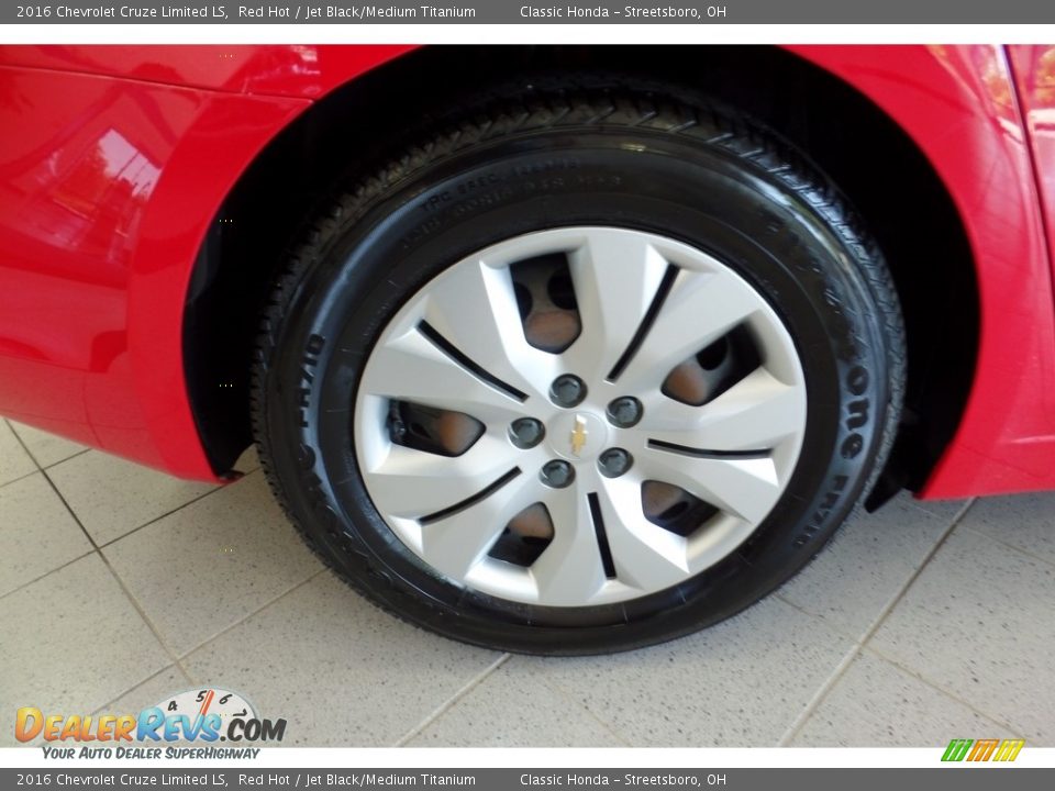 2016 Chevrolet Cruze Limited LS Red Hot / Jet Black/Medium Titanium Photo #33