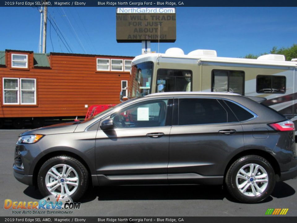 2019 Ford Edge SEL AWD Magnetic / Ebony Photo #2