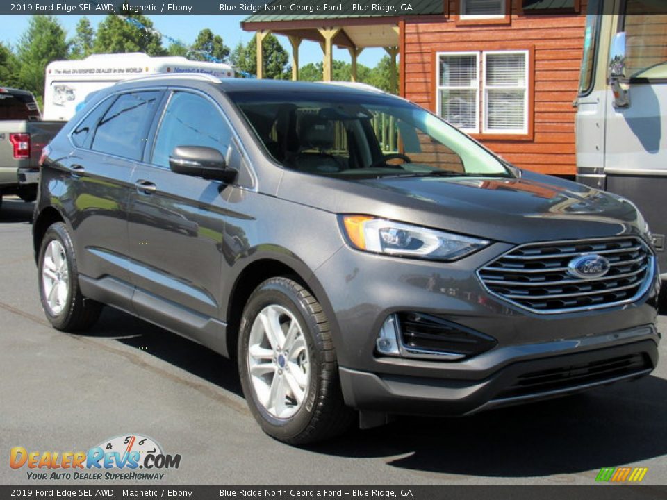 2019 Ford Edge SEL AWD Magnetic / Ebony Photo #7