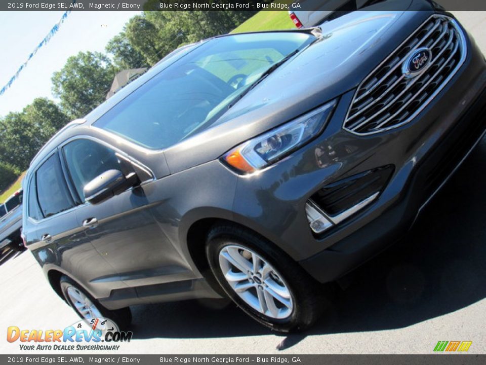 2019 Ford Edge SEL AWD Magnetic / Ebony Photo #30