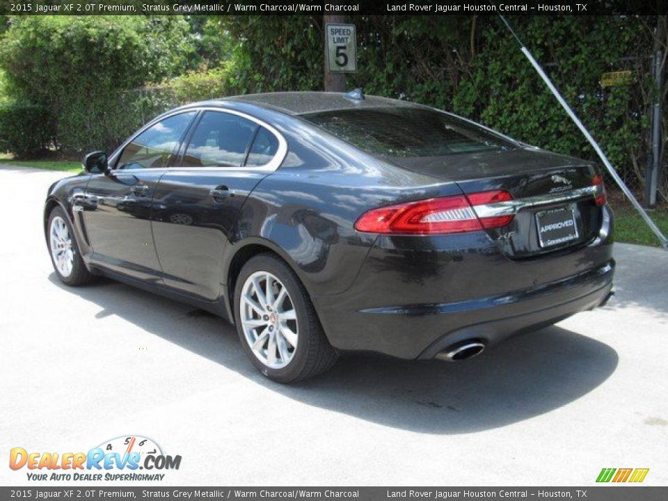 2015 Jaguar XF 2.0T Premium Stratus Grey Metallic / Warm Charcoal/Warm Charcoal Photo #2