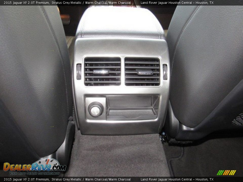 2015 Jaguar XF 2.0T Premium Stratus Grey Metallic / Warm Charcoal/Warm Charcoal Photo #17