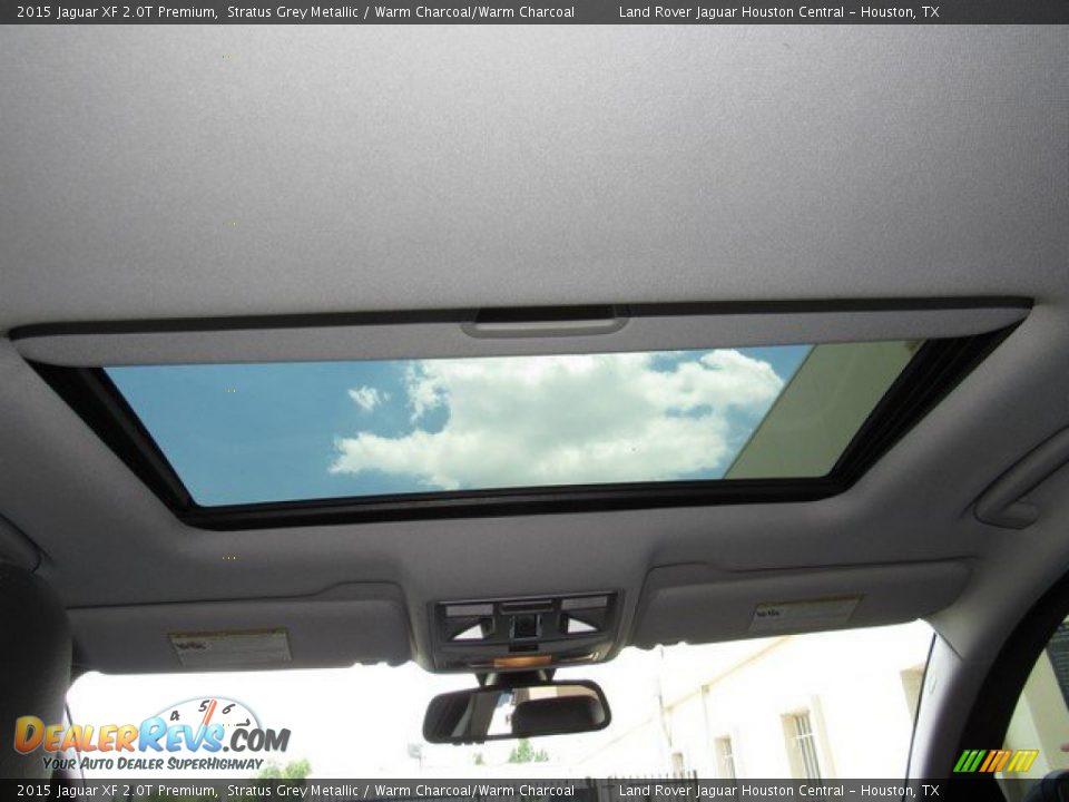 2015 Jaguar XF 2.0T Premium Stratus Grey Metallic / Warm Charcoal/Warm Charcoal Photo #18
