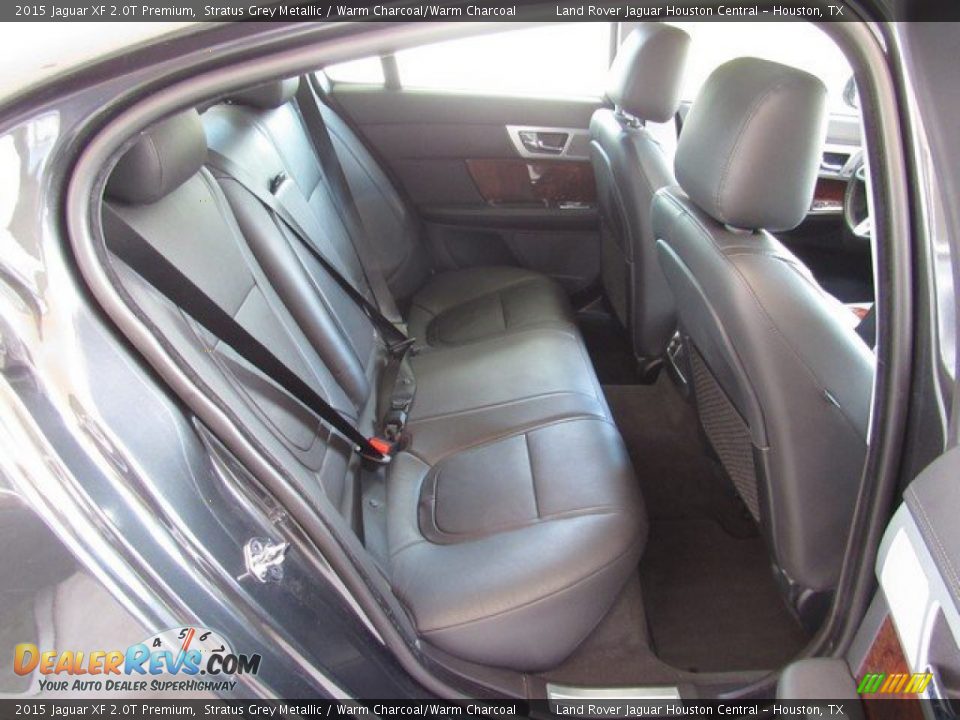 2015 Jaguar XF 2.0T Premium Stratus Grey Metallic / Warm Charcoal/Warm Charcoal Photo #20